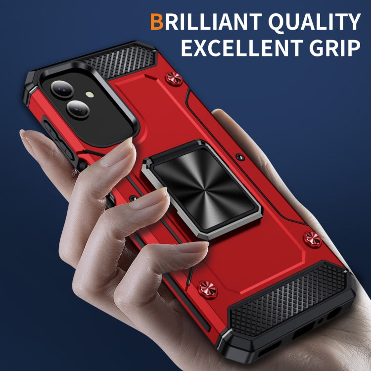 For Samsung Galaxy A04 Shockproof Metal Holder Phone Case