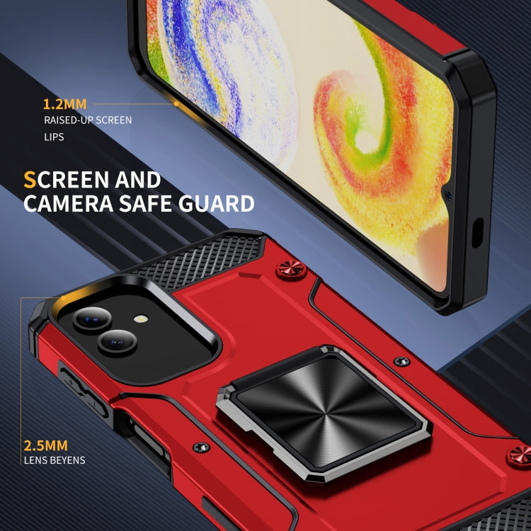 For Samsung Galaxy A04 Shockproof Metal Holder Phone Case
