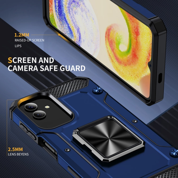 For Samsung Galaxy A04 Shockproof Metal Holder Phone Case