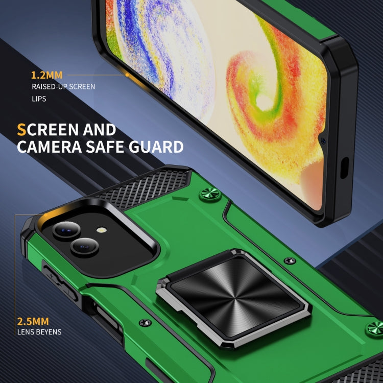 For Samsung Galaxy A04 Shockproof Metal Holder Phone Case