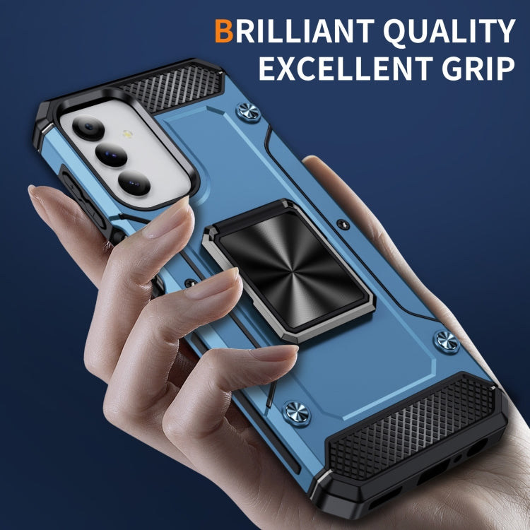 For Samsung Galaxy A04s Shockproof Metal Holder Phone Case