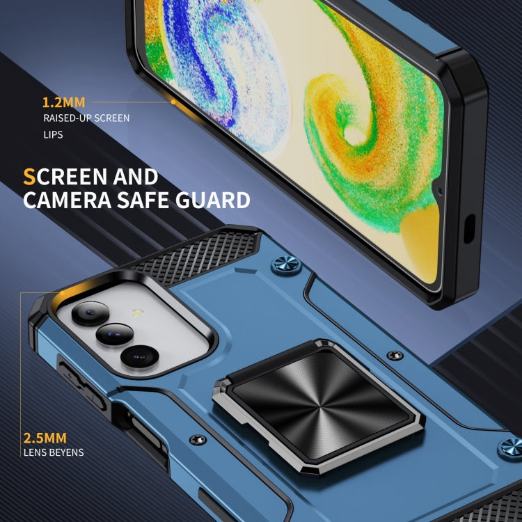 For Samsung Galaxy A04s Shockproof Metal Holder Phone Case