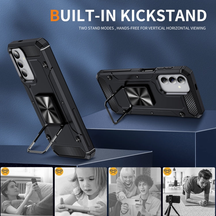 For Samsung Galaxy A04s Shockproof Metal Holder Phone Case
