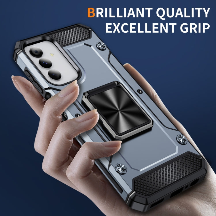 For Samsung Galaxy A04s Shockproof Metal Holder Phone Case