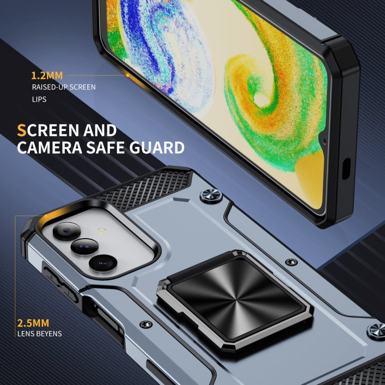 For Samsung Galaxy A04s Shockproof Metal Holder Phone Case