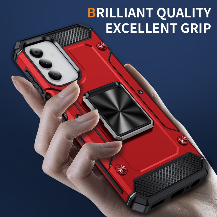 For Samsung Galaxy A04s Shockproof Metal Holder Phone Case
