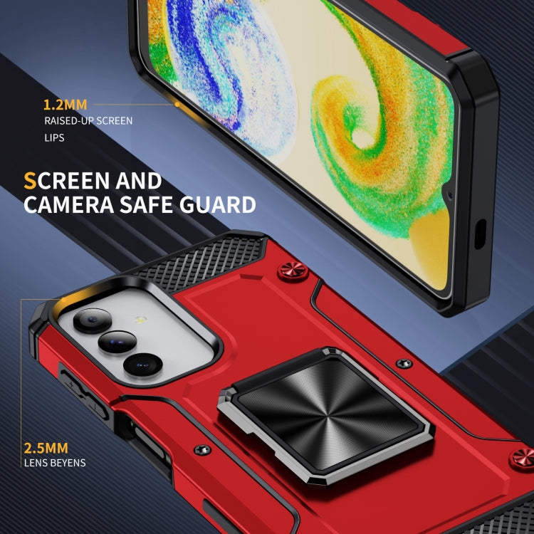 For Samsung Galaxy A04s Shockproof Metal Holder Phone Case