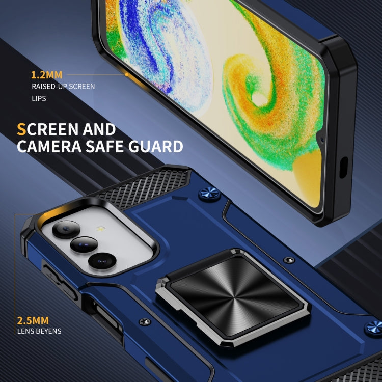 For Samsung Galaxy A04s Shockproof Metal Holder Phone Case