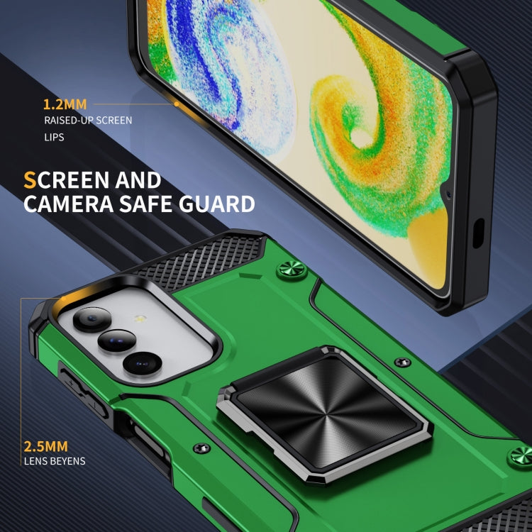 For Samsung Galaxy A04s Shockproof Metal Holder Phone Case