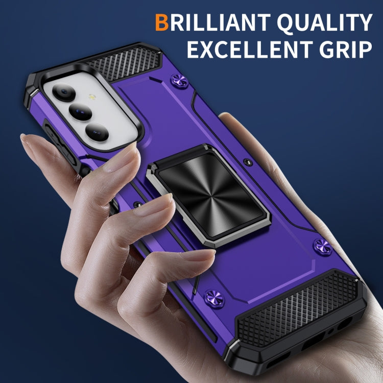 For Samsung Galaxy A04s Shockproof Metal Holder Phone Case