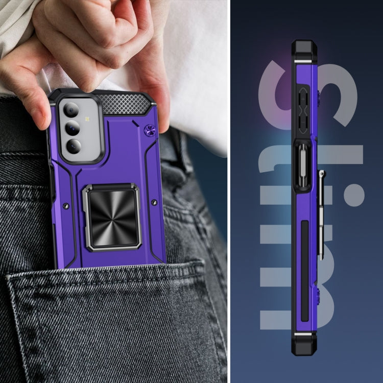 For Samsung Galaxy A04s Shockproof Metal Holder Phone Case