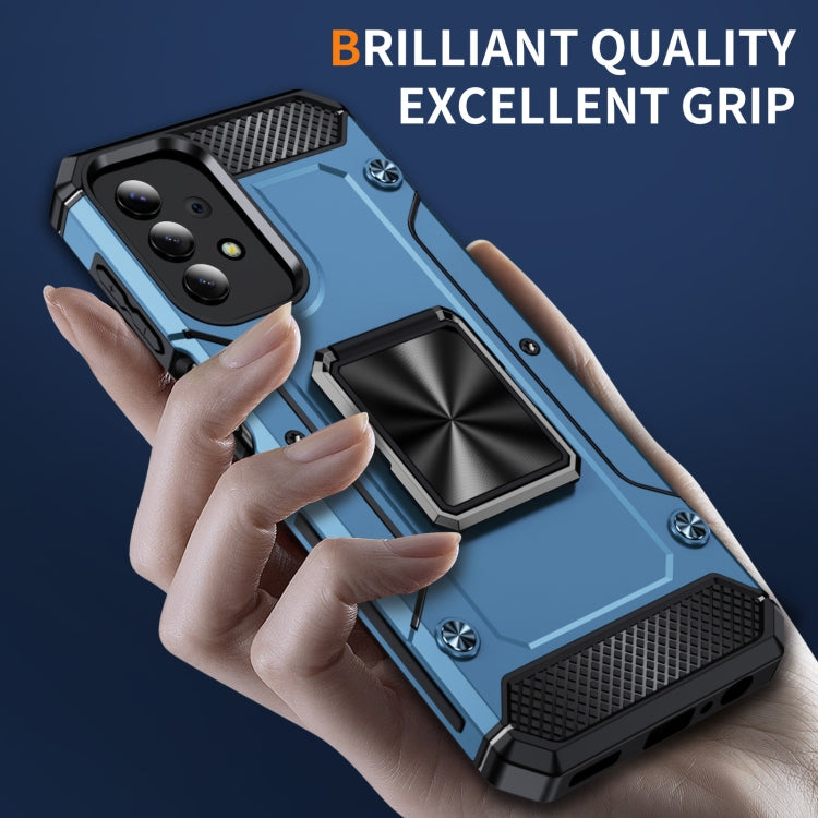 For Samsung Galaxy A13 4G Shockproof Metal Holder Phone Case