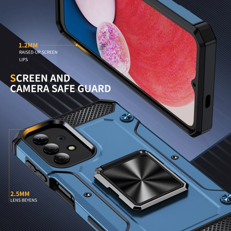 For Samsung Galaxy A13 4G Shockproof Metal Holder Phone Case