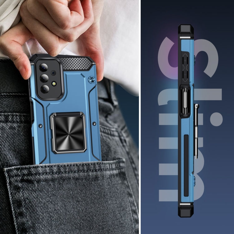 For Samsung Galaxy A13 4G Shockproof Metal Holder Phone Case