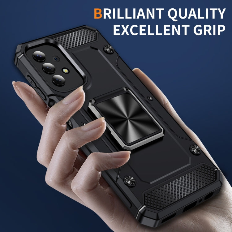 For Samsung Galaxy A13 4G Shockproof Metal Holder Phone Case