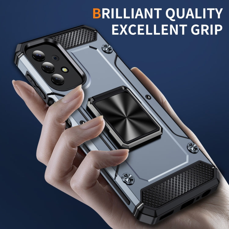 For Samsung Galaxy A13 4G Shockproof Metal Holder Phone Case