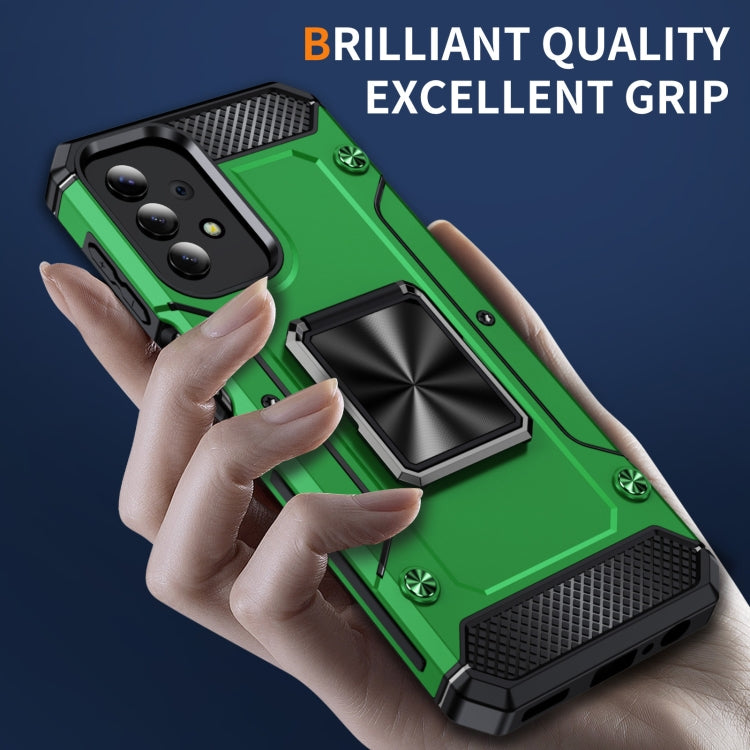 For Samsung Galaxy A13 4G Shockproof Metal Holder Phone Case