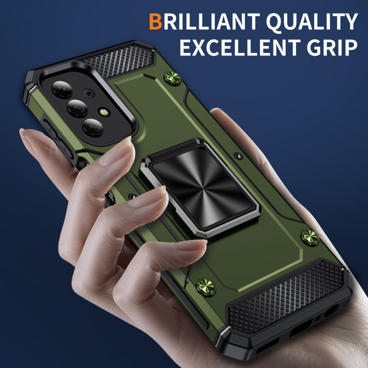 For Samsung Galaxy A13 5G Shockproof Metal Holder Phone Case