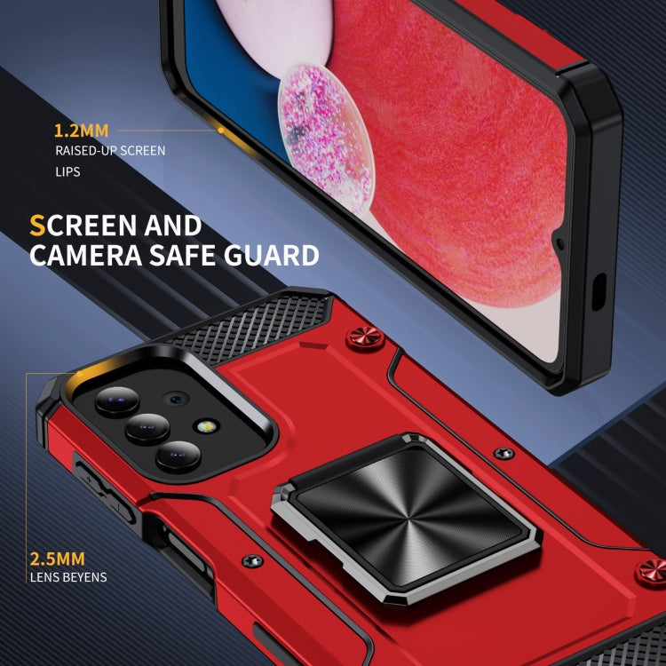 For Samsung Galaxy A13 5G Shockproof Metal Holder Phone Case