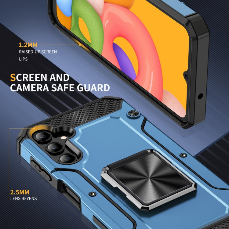 For Samsung Galaxy A14 4G Shockproof Metal Holder Phone Case
