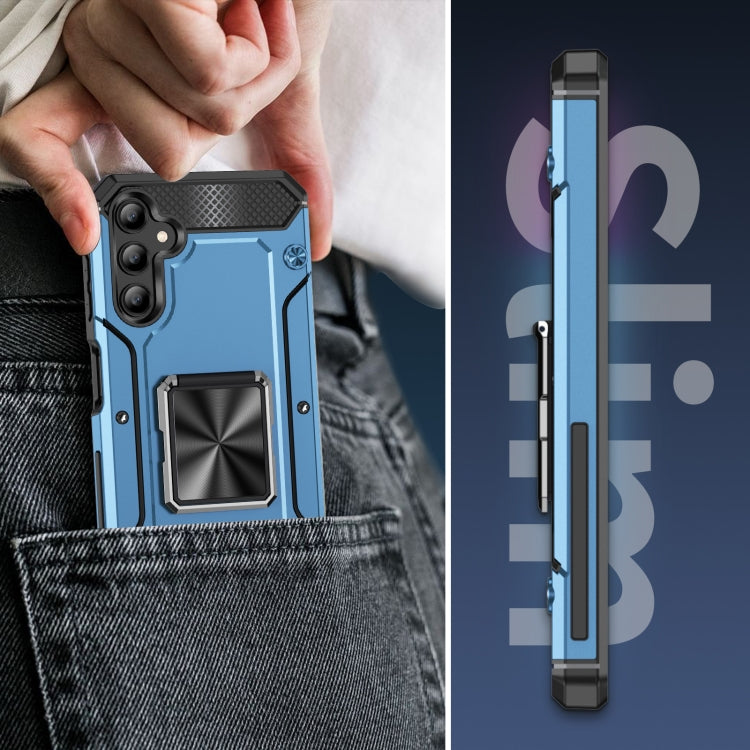 For Samsung Galaxy A14 4G Shockproof Metal Holder Phone Case