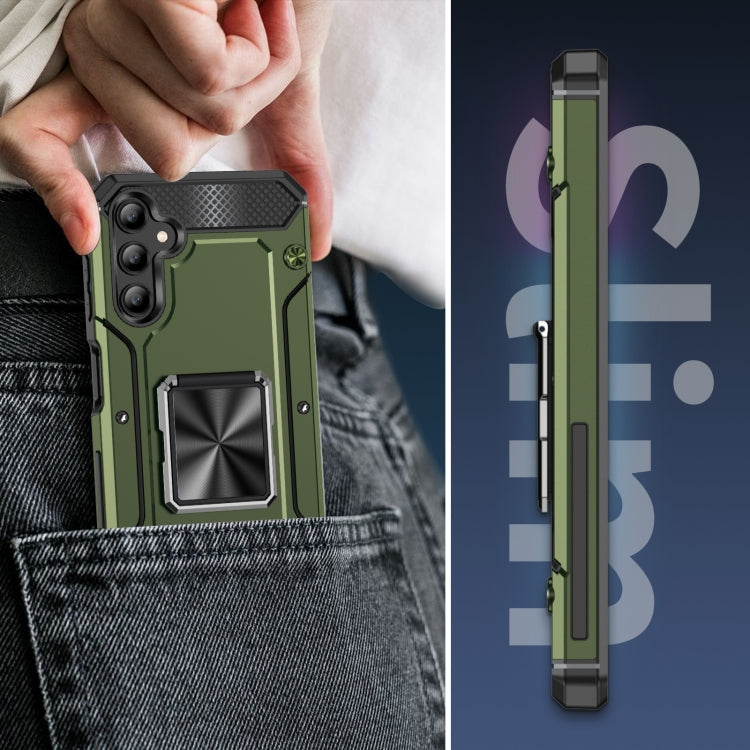For Samsung Galaxy A14 5G Shockproof Metal Holder Phone Case