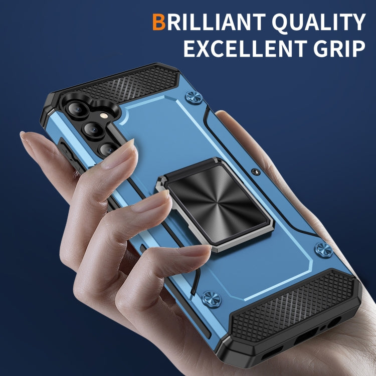 For Samsung Galaxy A14 5G Shockproof Metal Holder Phone Case