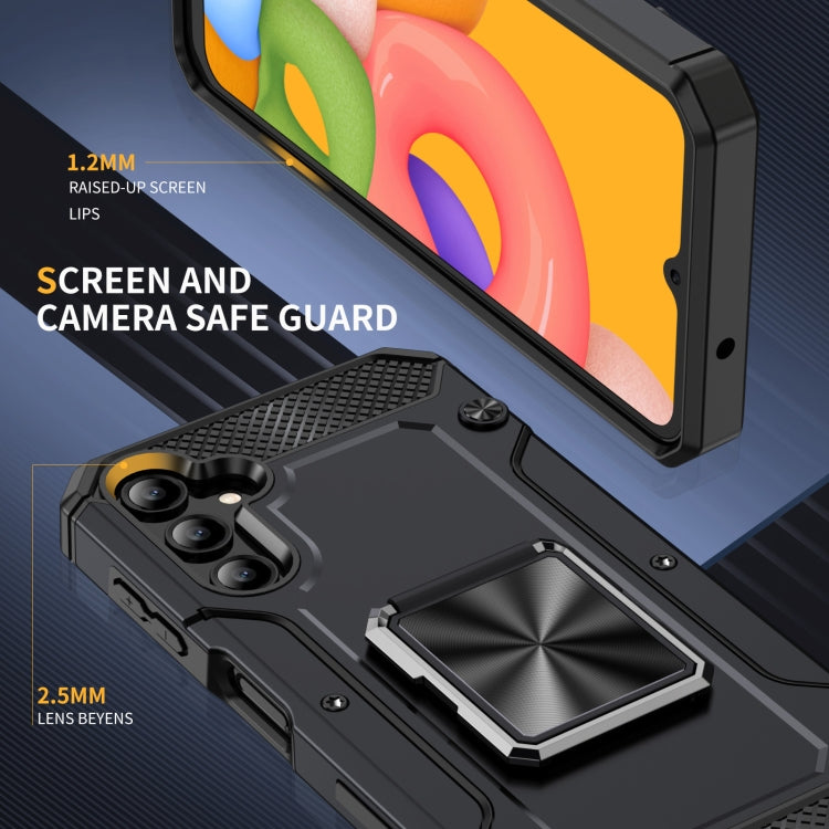 For Samsung Galaxy A14 5G Shockproof Metal Holder Phone Case