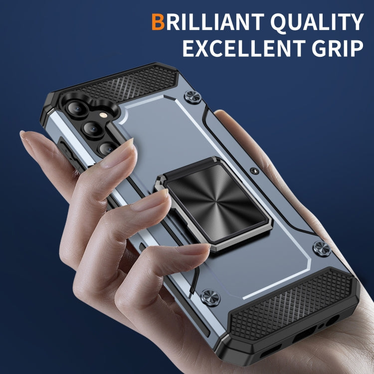 For Samsung Galaxy A14 5G Shockproof Metal Holder Phone Case