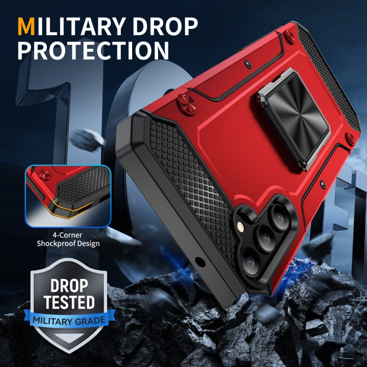 For Samsung Galaxy A14 5G Shockproof Metal Holder Phone Case