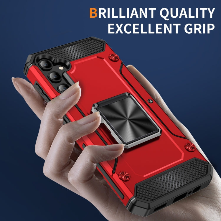 For Samsung Galaxy A14 5G Shockproof Metal Holder Phone Case