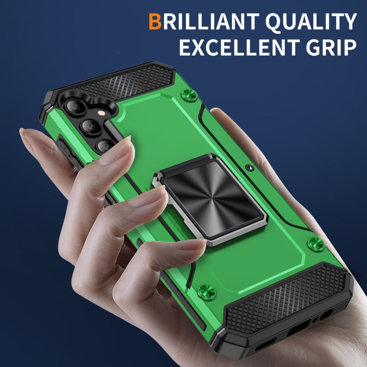 For Samsung Galaxy A14 5G Shockproof Metal Holder Phone Case