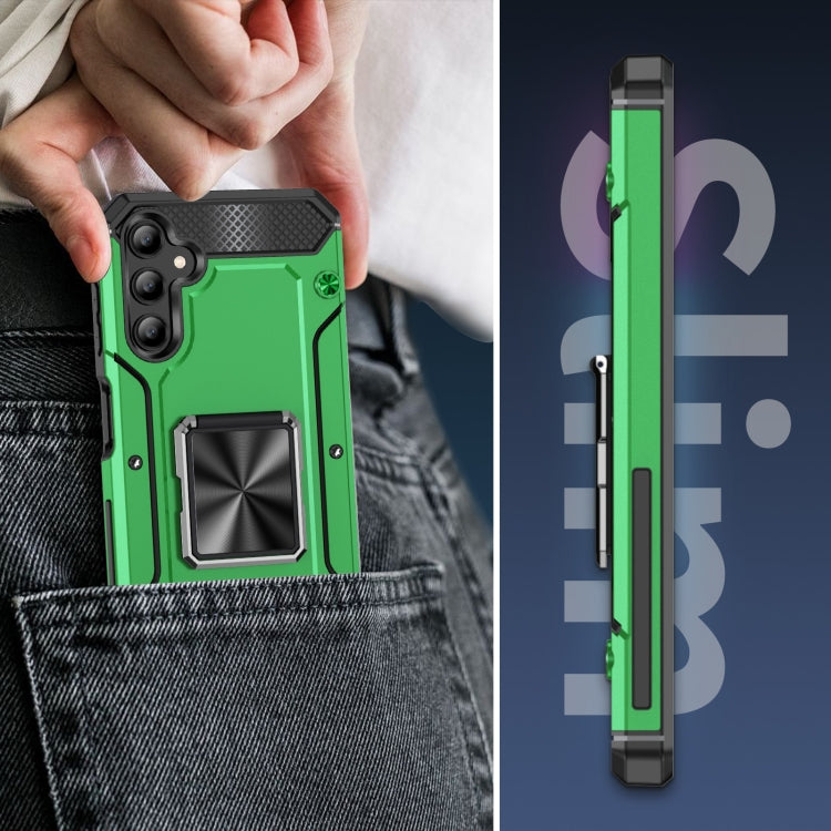 For Samsung Galaxy A14 5G Shockproof Metal Holder Phone Case