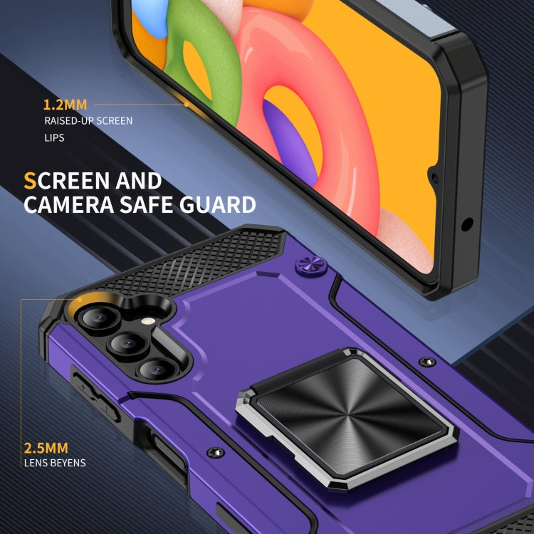 For Samsung Galaxy A14 5G Shockproof Metal Holder Phone Case
