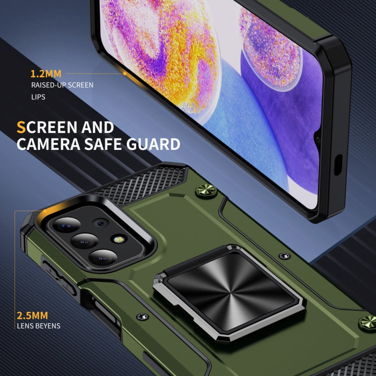 For Samsung Galaxy A23 Shockproof Metal Holder Phone Case