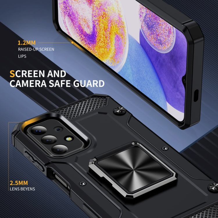 For Samsung Galaxy A23 Shockproof Metal Holder Phone Case