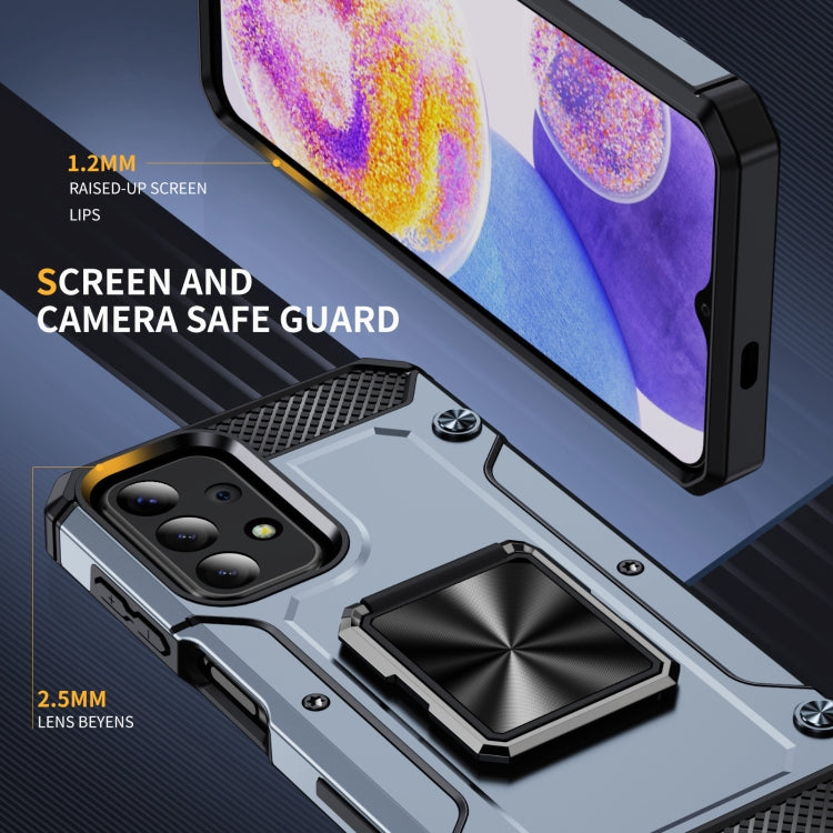 For Samsung Galaxy A23 Shockproof Metal Holder Phone Case