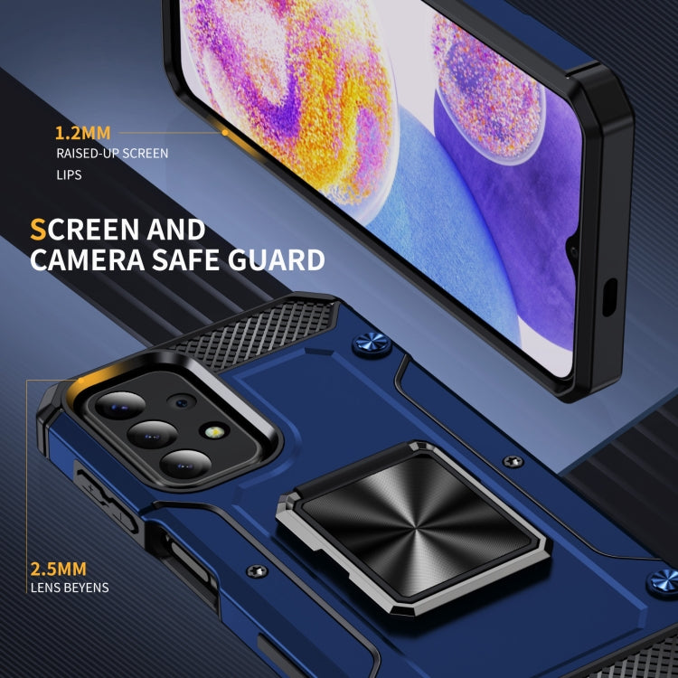 For Samsung Galaxy A23 Shockproof Metal Holder Phone Case