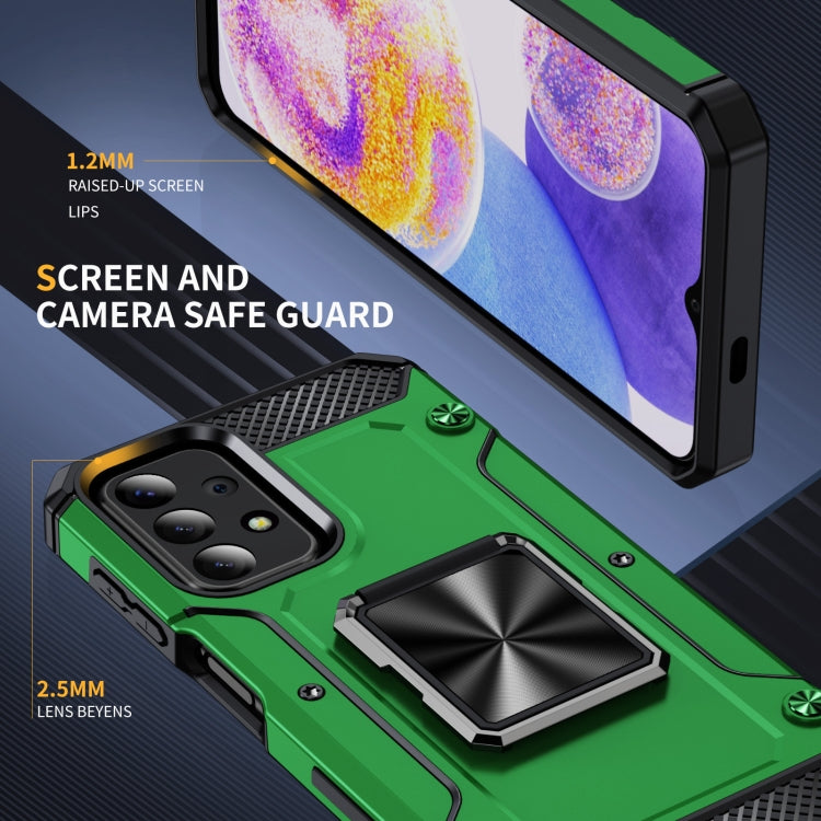 For Samsung Galaxy A23 Shockproof Metal Holder Phone Case