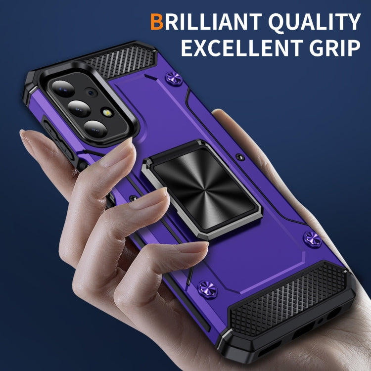 For Samsung Galaxy A23 Shockproof Metal Holder Phone Case