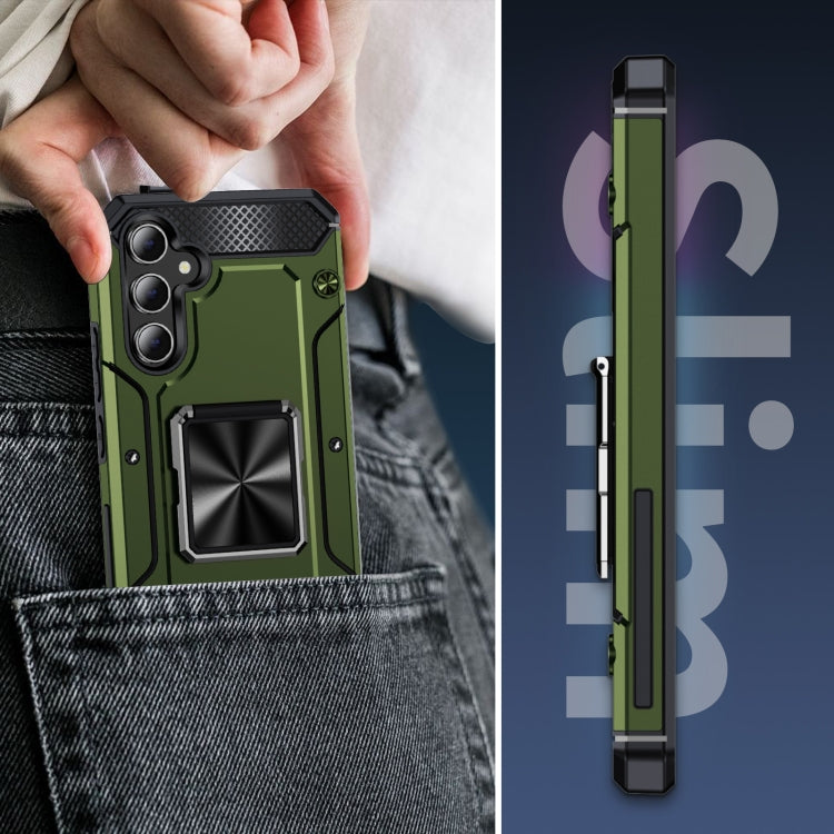 For Samsung Galaxy A54 Shockproof Metal Holder Phone Case