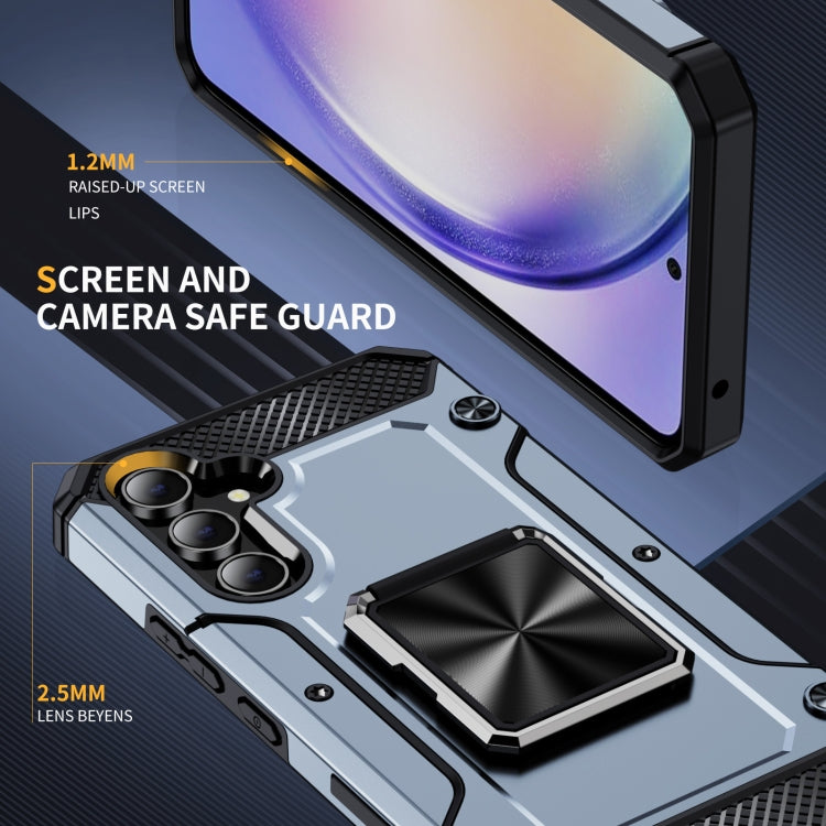 For Samsung Galaxy A54 Shockproof Metal Holder Phone Case