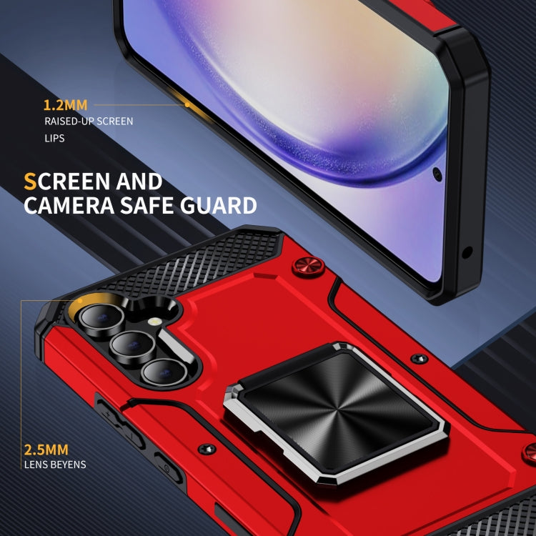 For Samsung Galaxy A54 Shockproof Metal Holder Phone Case