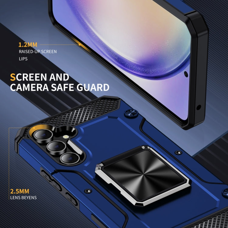 For Samsung Galaxy A54 Shockproof Metal Holder Phone Case