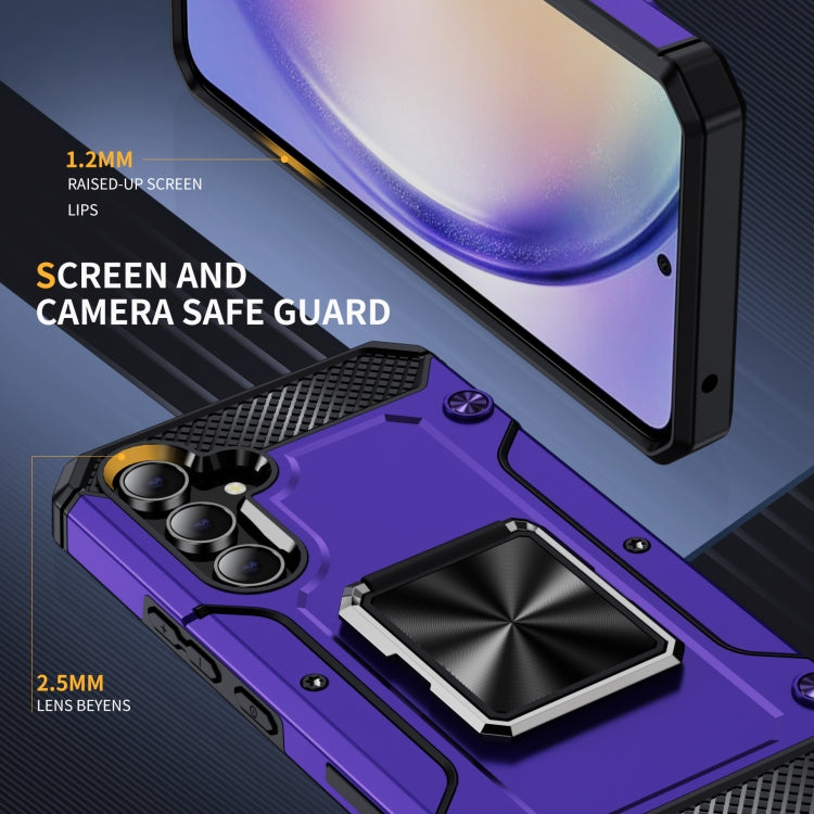For Samsung Galaxy A54 Shockproof Metal Holder Phone Case
