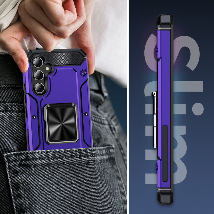 For Samsung Galaxy A54 Shockproof Metal Holder Phone Case