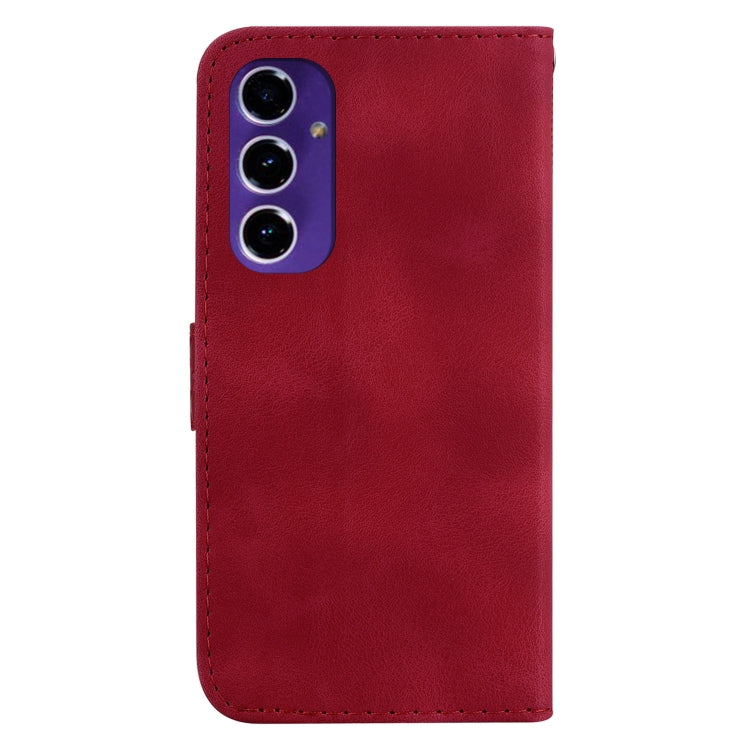 For Samsung Galaxy A16 5G Seven-shaped Embossed Leather Phone Case
