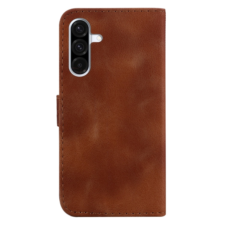 For Samsung Galaxy A26 5G Seven-shaped Embossed Leather Phone Case