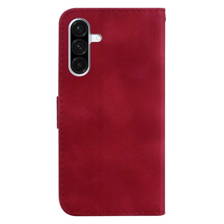 For Samsung Galaxy A26 5G Seven-shaped Embossed Leather Phone Case
