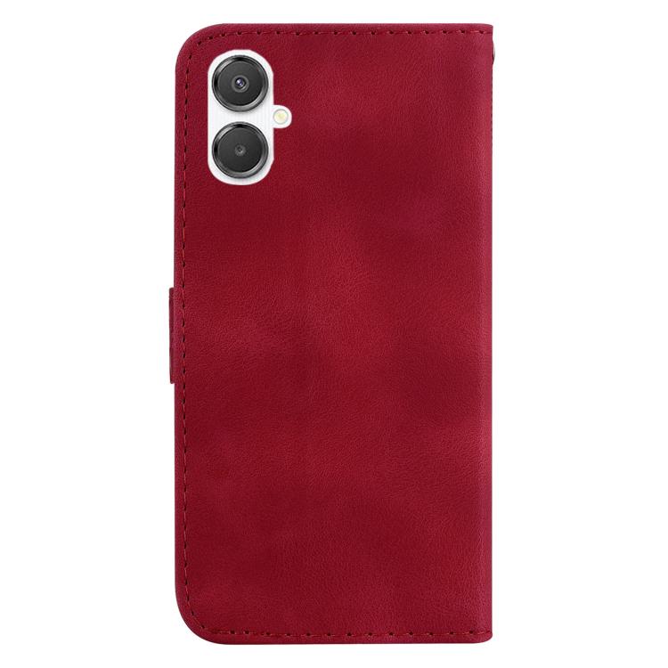 For Samsung Galaxy A25 5G / A25e JP Edition Seven-shaped Embossed Leather Phone Case